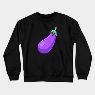 Eggplant Vegetable Cartoon Crewneck Sweatshirt